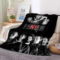 Linkin Park Rock Band Classic Soft Plush Flannel Throw Blanket for Bedroom Living Room Picnic Bed Sofa Cover