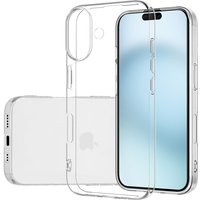 Transparent Silicone Soft Case For iPhone 16 15 14 Plus 13 12 Mini 11 Pro Max Clear Ultra Thin Back Cover 11 12 13 14 15 ProMax