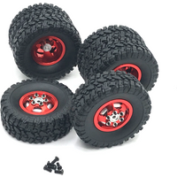 Metal Upgrade Front Single Rear Dual Wheel Hub Tires For WPL C14 C24 B14 B16 B24 B36 C34 C44 HengLong FeiYu JJRC RC Car Parts
