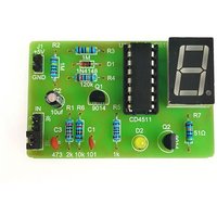 DIY LED PCB Digital Display LED Logic Pen Electronic Kit High and Low Level Test Circuit Soldering Practice Board Kit Arduino