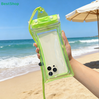 〔R〕Waterproof Phone Pouch, Double Lock Seal Floating Dry Bag with Lanyard for Swimming & Beach
