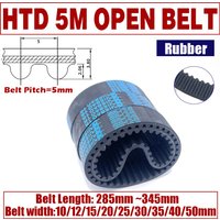 HTD 5M Timing Belt Perimeter 285 290 295 300 305 310 315 320 325 330 335 340 345mm HTD5M Closed Loop Rubber Belt Width 10~50mm