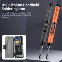 Lutownica Mini mały zestaw lutownic Przenośny interfejs typu C do użytku domowego Bateria 600 mAh Regulowana temperatura