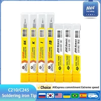 OSS C210 C245 Soldering Iron Tip Rapid Heating Core for JBC GVM T210 T80 HS-02 Soldering Iron Precision Repair Welding Tools