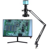 48MP 4K 1080P HDMI USB Industrial Video Microscope Camera 200X Zoom C Mount Lens SONY Sensor For Phone Repair Soldering Tools