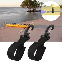 2 Pack Kayak Paddle Holder Webbing Clip for SUP Board Inflatable Boat Accessories
