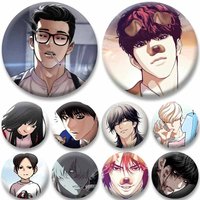 Manhwa Lookism Enamel Pins Daniel Park Diego Kang Zack Lee Cartoon Badges on Backpack Clothes Hat Jewlery Brooch Friend Gifts