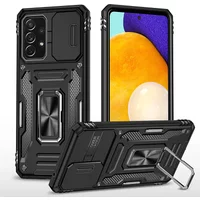 For Samsung Galaxy A55 A35 A32 Case Magnetic Holder Armor Cover Galaxy A12 A13 A22 A23 A71 A52 A72 A82 Slide Camera Lens Cover