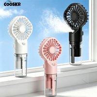 Portable Handheld Mist Fan Rechargeable Personal Fan Spray Water Mist Fans for Summer Beach Travel Camping Mini Cooling Hand Fan