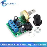 DC 3V-12V LM386 Mono Mini Power Amplifier Board YX1667 Audio Power Amplifier Board Adjustable Volume Mini Power Amplifier Module