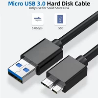 USB 3.0 to Micro B Cable Hard Disk Data Transfer Fast Charger Cord for Samsung Toshiba WD Seagate HDD SSD Micro B Cable