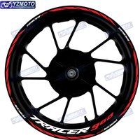 For YAMAHA TRACER 900 Motorcycle 17 Inch Front And Rear Wheel Hub Sticker Decal Waterproof Reflective Decorative Rim Stickers
