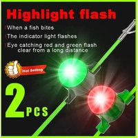 1-4Pcs LED Night Fishing Alarm Light Fishing Bite Accessories LED Light Smart Reminder Bite Alarm Night Indicator Fishing Tool