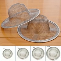 Shower Hair Drain Catcher Stainless Steel Shower Bathtub Drain Cover Bathroom Sink Strainer Filter Basket For Bathroom Sink