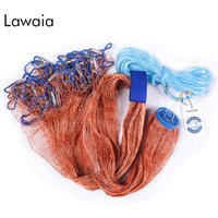 Lawaia Fishing Cast Nets with Steel Pendant Weight Throwing Fish Net Multifilament Line Landing Bait Trap Small Mesh Network