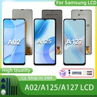 Choice IPS For Samsung Galaxy A02 LCD SM-A022F Display Touch Screen Digitizer Assembly For Galaxy A12 SM-A125F LCD A127 Display