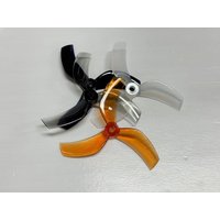 New 2Pairs Gemfan D90 Ducted 90mm-3 3-Blade PC Propeller for FPV Racing Freestyle 3.5inch Cinewhoop Ducted Drones Replacement Pa