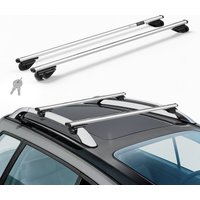 SucceBuy Dachträger Querträger 165/198/220 lbs Abschließbare Aluminium-Querträger für Dachgepäckträger, Kanu- und Lastenträgerkorb