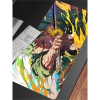 Anime Mouse Pad Laptop Computer Gamer Desk Mat O-one P-piece Zoro Large Gaming E-sports Mousepad Rubber Keyboard Pad Mausepad