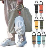 Outdoor travel straw hat clip Portable hat companion bag clip outdoor glove organizer baseball cap holder hats brim hanging hook