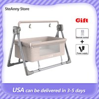 Baby multifunctional electric cradle rocking bed rocking chair newborn smart coax baby baby soothing artifact sleeping basket