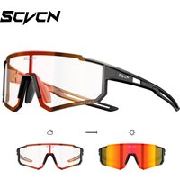 AliExpress SCVCN UV400 HD Photochromic Cycling Glasses Sports Sunglasses Outdoor Road Cycling Glasses Hiking Windproof MTB Bike Sunglasses