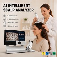 Intelligent Scalp Analyzer Hair & Scalp Detection Machine 3 Spectral Imaging 13 Analysis Metrics Professional Beauty Salon