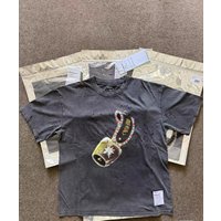 T-shirt de sport décontracté à manches courtes imprimé et respirant Satisfy MothTech Old Ripped