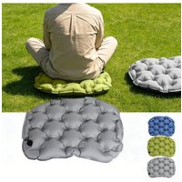 Office Single Thicken Inflatable Fart Pad Park Grassland Foldable Portable Air Mattress Outdoor Beach Moisture Proof Cushion