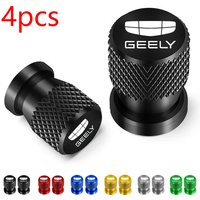 4pcs for Geely Atlas Coolray Emgrand EC7 EC8 X7 EX7 CK2 Car Wheel Tire Valve Caps Tyre Stem Covers Airdust Waterproof