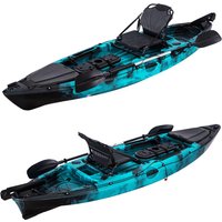 LSF First-class Single Fishing Kayak Plastic Boat Fishing 1 Seats Canoe Kayak Fishing Rod Holders Big Storage Hatch for Angler