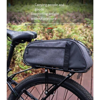 Bike Rear Rack For Disc Brake Aluminum Alloy Bicycle Heavy Duty Cargo Luggage Carrier Shelf Heavy Duty Cargo Cycling Accessories
