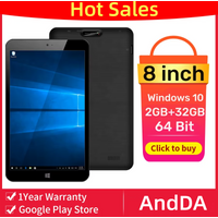 Whole Sale 8" Windows 10 Tablet PC 64Bits Z8300 Quad Core 2GB RAM 32GB ROM 1280*800 IPS Dual Cameras WIFI