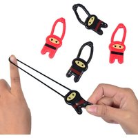 10Pcs Fun Eco-Friendly Flying Ninja Slingshot Toys - Perfect Birthday Gift & Party Favors For Boys & Girls!