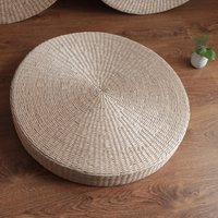 30cm 40cm Tatami Cushion Meditation Cushions Round Straw Weave Handmade Pillow Floor Chair Seat Mat Home decor cojin redondo