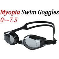 Krótkowzroczność okulary pływackie mężczyźni kobiety dziecko okulary do basenu sporty wodne wodoodporne okulary Anti Fog UV Protect okulary optyczne