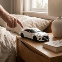 Creative Design Hypercar Alarm Clock Only Alarm Clock Function Unique Design Sports Car Clock Car Shaped Time Display