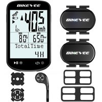 2-in-1 Bike Computer Speed Cadence Sensor Bluetooth&ANT+ Wireless RPM Cycling Speed Sensor for Wahoo/Coosporide/Garmin/Pelotn