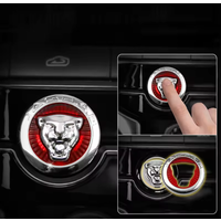 Car Start Stop Button Sticker Metal Emblem Push to Start Ignition Trim Cover for Jaguar XF X-TYPE S-TYPE XE XJ XK XJL XFR F-Type