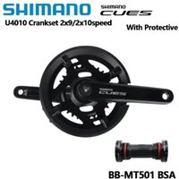 AliExpress Shimano CUES FC-U4010 Crankset 40-26T/36-22T 170MM 2X9S 2X10S 2X11S With/Without Chain Guard/Protective Disc For MTB Bike Parts