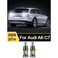 2X For AUDI A6 C7 2008 - 2014 2013 2012 2011 W16W T15 912 921 906 922 LED Car Reverse Light Bulbs Canbus Backup Lamp Accessories