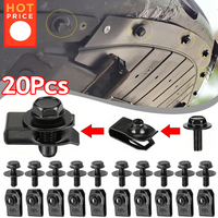 Universal Car Body Bolts U-nut Clips Undertray Bumper Fender Splash Shield Guards Rivet Clip Screws Fasteners Moto Accessories