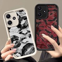 Lips Kiss Print Case For Motorola Edge 50 Fusion Ultra 70 60 Pro 40 NEO 5G G84 G32 G53 G15 G24 G34 G60 G05 G75 G85 G54 E14 G30