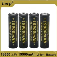18650 lithium-ion battery 3.7V 19900mAh large capacity rechargeable pointed battery suitable for flashlight remote control toys