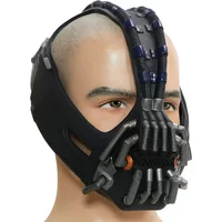 Movie Horror Reptile Mask Bane Mask Cosplay Mask The Dark Knight Cosplay Adult Size Helmet Halloween Party Cosplay Horror Prop