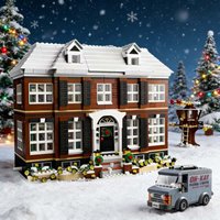 2025 New 3955pcs creative home alone set model decoration building blocks adult educational toys Christmas gifts image 3