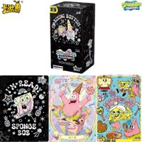 KAYOU Genuine SpongeBob Card Tedianbao 2ND Animation Comic Cartoon Movie Periphery Collect Card Toy for Children Holiday Gift
