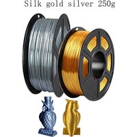 3D Printing Filament PLA Silk gold and silver 250g 3D Printing Material 1.75mm Refills wire Vacuum Packaging