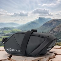 Bicycle Under Seat Bag Bike Strap- Saddle Bag Large Capacity Cycling Seat Pack with Reflective Strip Cycling Accessories