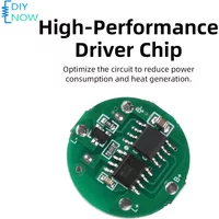 Single-Speed Flashlight Driver Board 10-20W High-Power Type-C Charging for LED and Motors DIY Flashlight Accessories